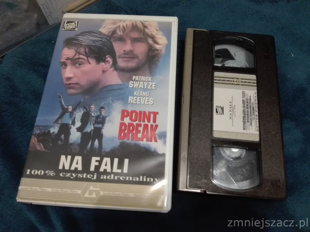 Na Fali 1991 Keanu Reeves Patrick Swayze VHS
