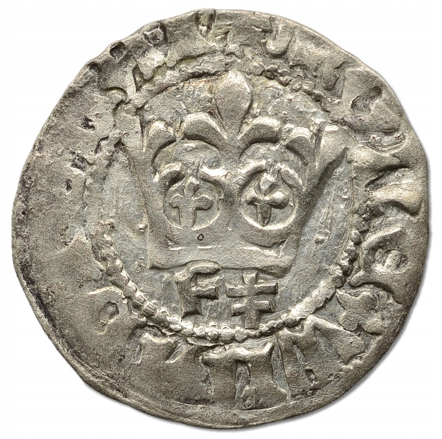 38.WŁADYSŁAW JAGIEŁŁO, PÓŁGROSZ KORONNY 1386 -1434