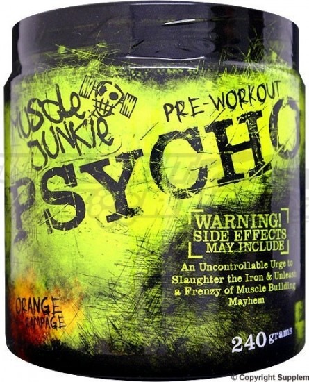 PSYCHO MUSCLE JUNKIE 240g WYPRZEDAZ PRE WORKOUT