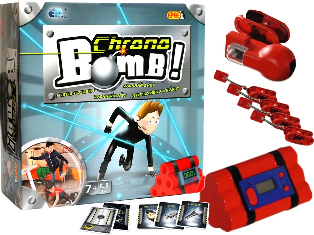 Epee CHRONO BOMB Gra WYŚCIG Z CZASEM Lasery TV HIT