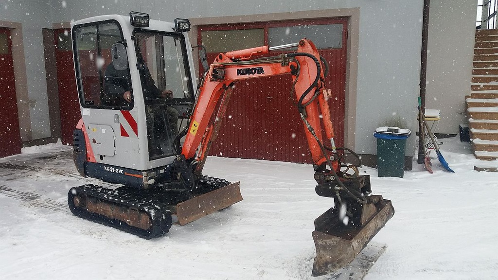 MINIKOPARKA KUBOTA KX41-2VC mini koparka 3 ŁYŻKI
