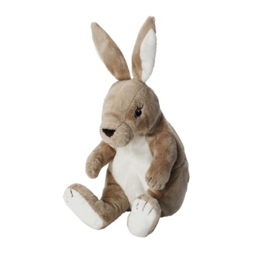 IKEA GOSIG KANIN Pluszak królik 20cm BEŻOWY  FV
