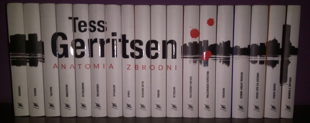 Tess Gerritsen - Anatomia Zbrodni komplet 1-18