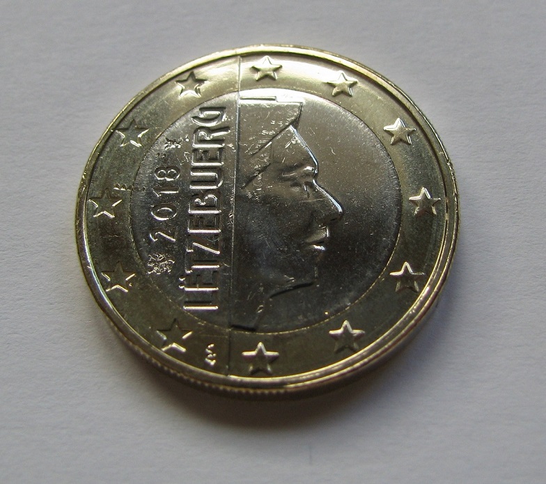 Luksemburg 1 EUR 2018