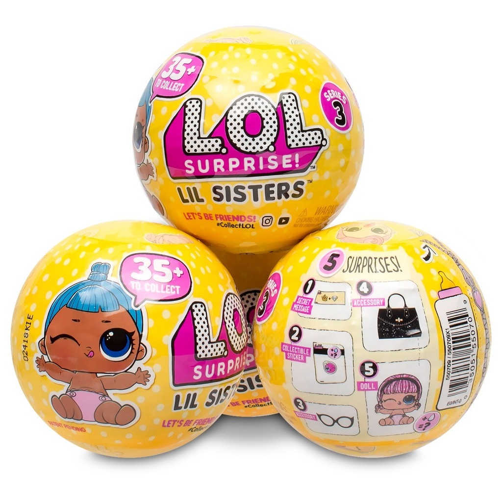 L.O.L. SURPRISE LIL SISTERS 3.2 SIOSTRZYCZKI LOL