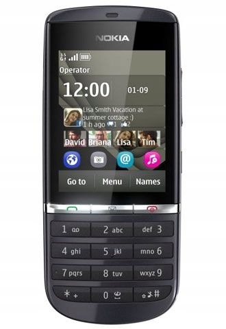FABRYCZNIE NOWA NOKIA 300 ASHA SZARA GW12M FV 23%