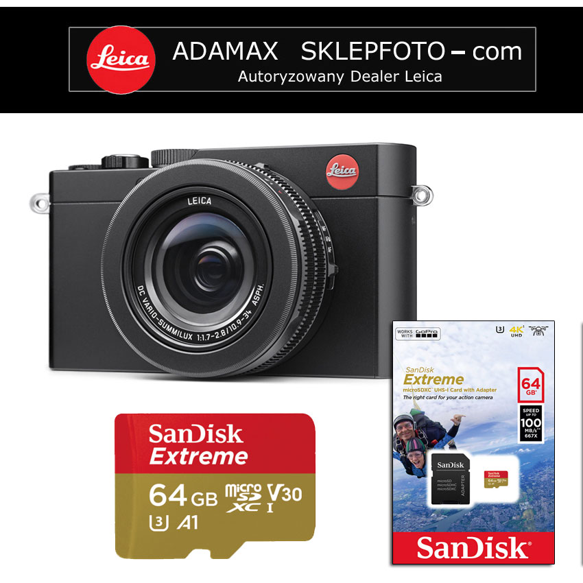 Leica D-lux typ 109 Extreme KIT + Karta 64GB 4K