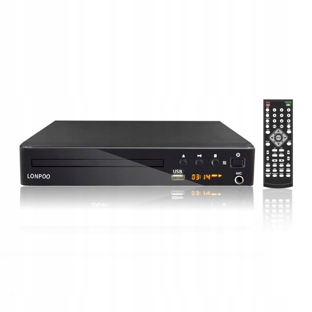 UU1537 LONPOO Odtwarzacz DVD Compact HD LP-099