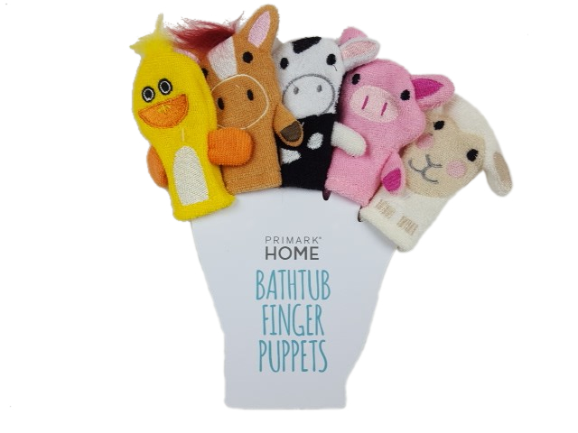 Primark store finger puppets