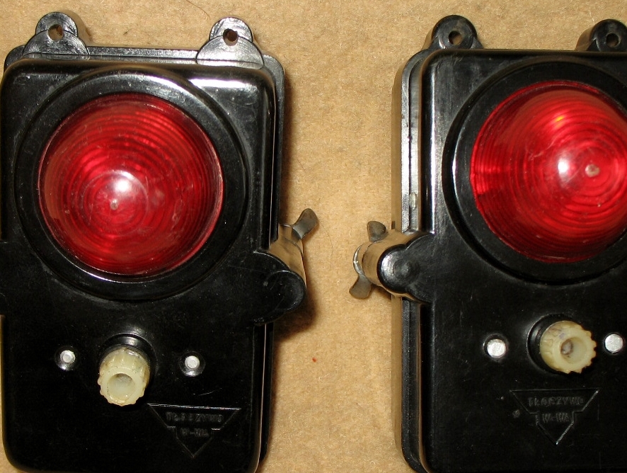 Stare lampy do wozu konnego Tłoczywo Warszawa PRL