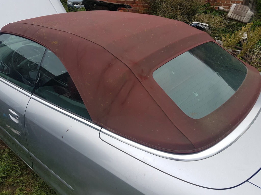Audi A4 B6 B7 Cabrio Dach czerwony bordowy