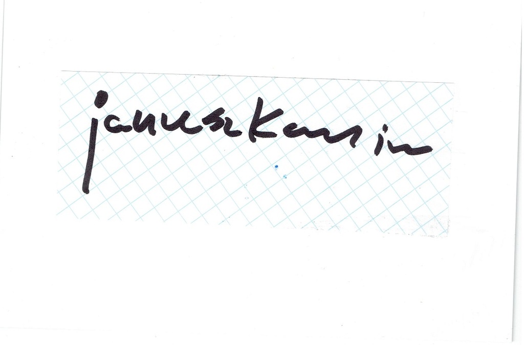 JANUSZ KAMIŃSKI - ORYG AUTOGRAF! SZEREGOWIEC RYAN!