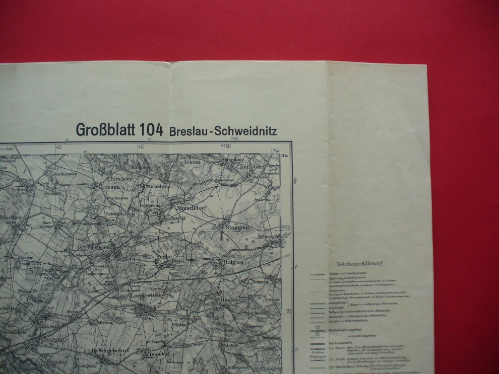 1938 Wrocław Świdnica Oława Strzelin i okolice map