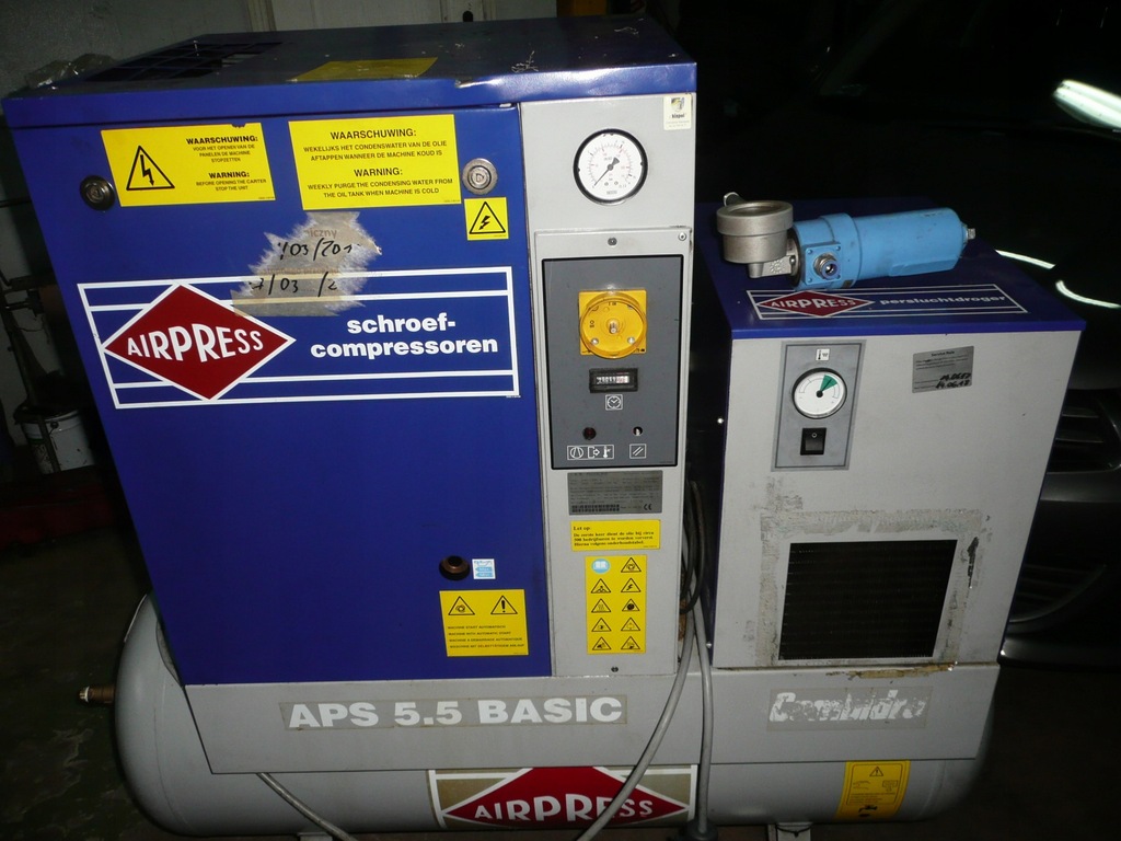 KOMPRESOR ŚRUBOWY AIRPRESS APS 5.5 Basic CombiDry