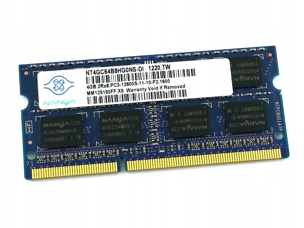 Nanya Pamięć DDR3 4GB 1600MHz NT4GC64B8HG0NS-DI