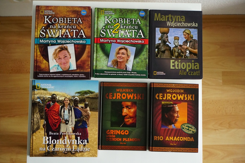 Książki Martyna Wojciechowska Wojciech Cejrowski