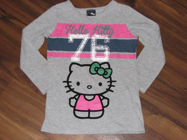 GEORGE Hello Kitty bluzka brokat 116 122