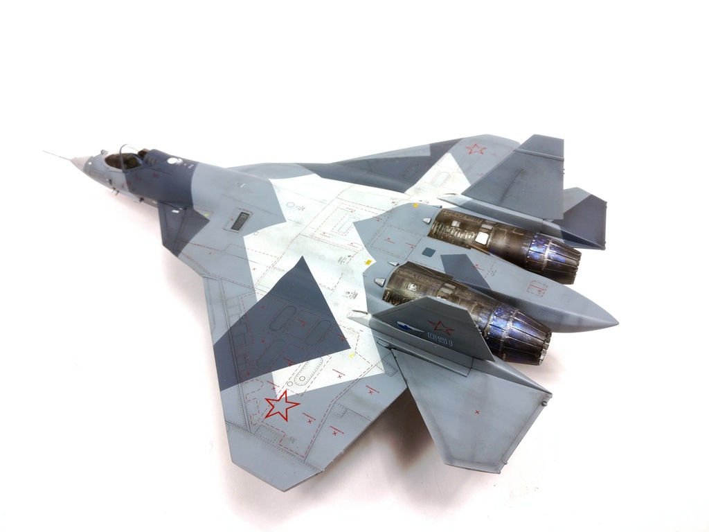 Su-57 PAK FA T-50 1:72 GOTOWY!!