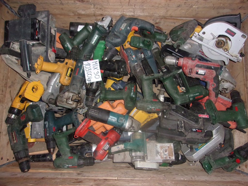 Paleta Elektronarzędzia Bosch Metabo Makita DeWalt