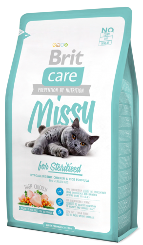Brit sucha karma dla kota Care Cat Missy for Steri