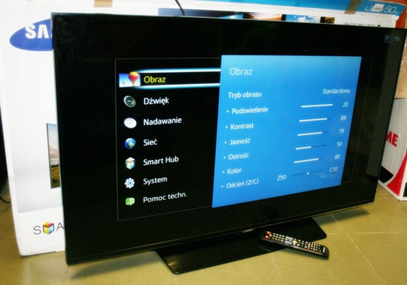 TELEWIZOR SAMSUNG UE50H5500AW SMART TV 50 CALI