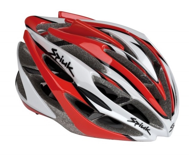 SPIUK DAGGON KASK ROWEROWY BIAŁO/CZERWONY R. M/L