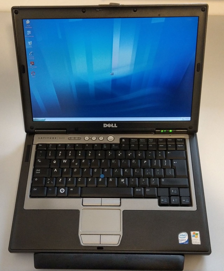Laptop Dell D630 2x2GHz/4GB/80GB WinXP Stacja dok. 7199067414