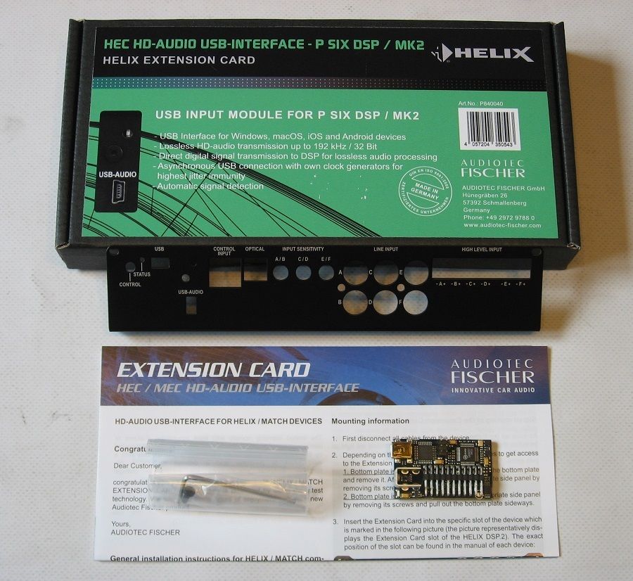 Helix HEC USB do P SIX DSP MK2 Hi-RES 32Bit/192kHz