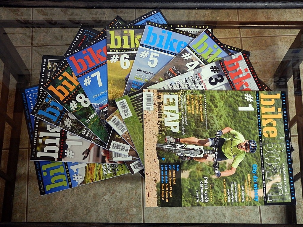 Komplet gazet rowerowych BikeBoard - rocznik 2012