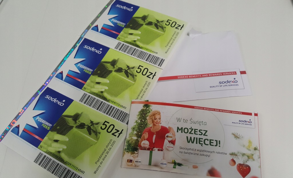 BONY SODEXO O WARTOŚCI 800ZŁ + KSIĄŻECZKA RABATOWA