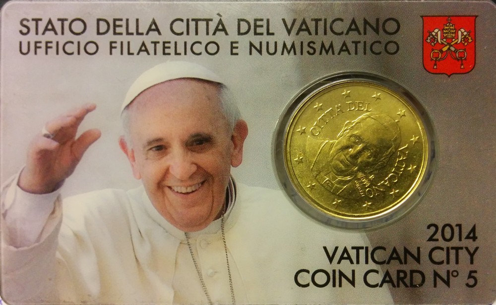 Watykan - 50 centów 2014 - Franciszek !!!