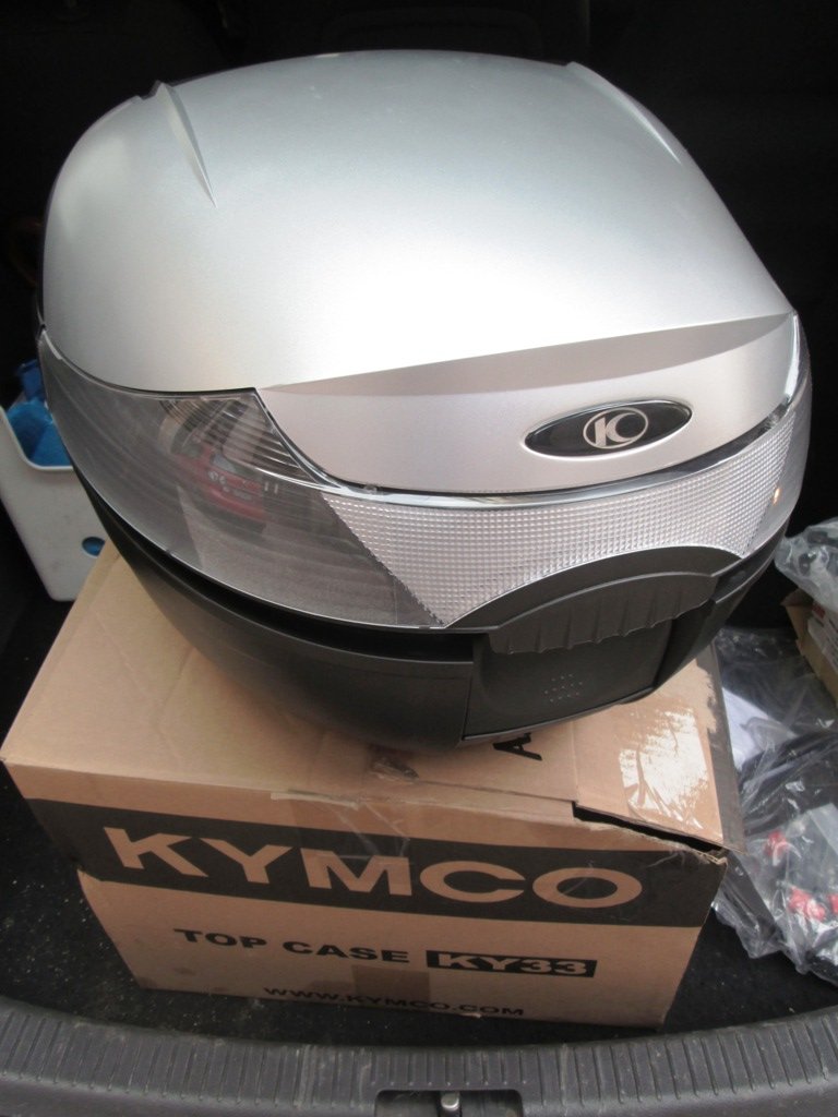Kufer Kymco Agility 16+ SHAD SH26 srebrny Kraków!