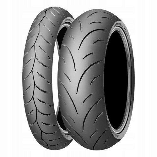 COPPIA 120/70 ZR 17 190/50 ZR 17 GOMME DUNLOP QUALIFIER CORE MOTO SPORTIVE - Foto 2