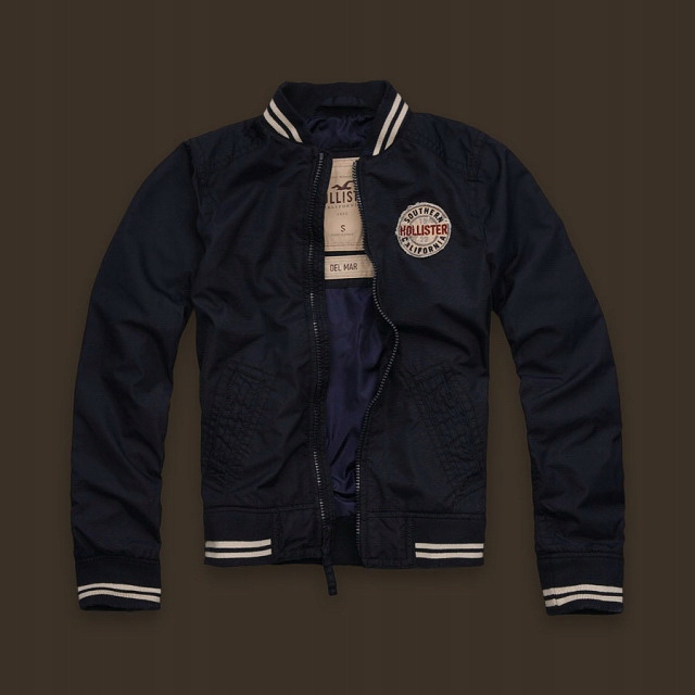 hollister baseball jacket