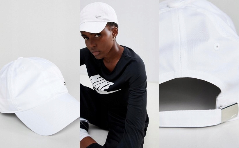 P8F501*NIKE DAMSKA CZAPKA Z DASZKIEM LOGO T01