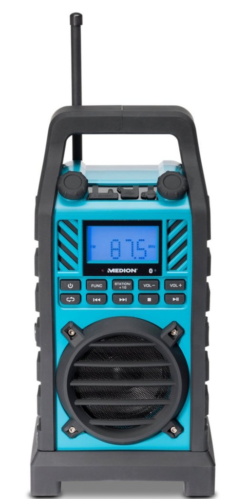 Radio budowlane Medion MD 84518 Bluetooth Zielone