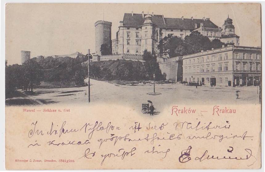Kraków Krakau Wawel Schloss v. Ost
