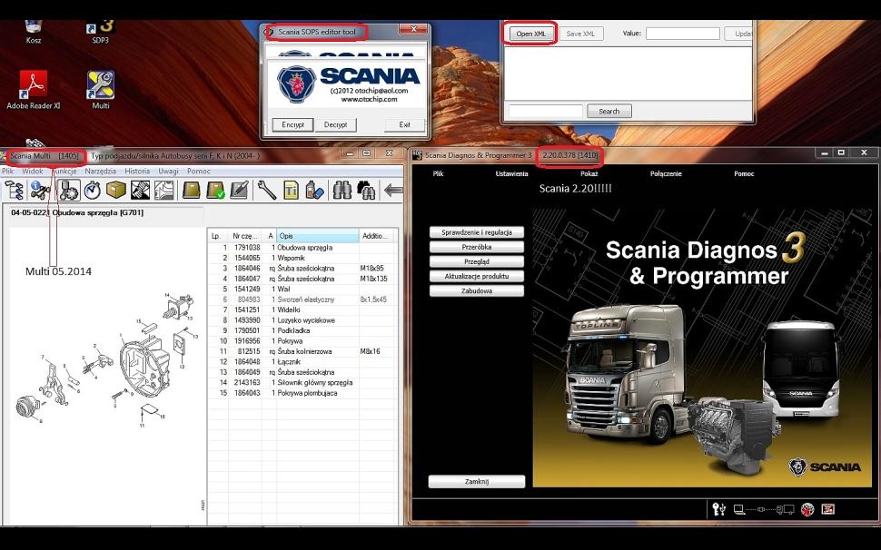 SCANIA VCI3 + Multi 2017 SDP3PL 2.34- XCOM NOWOSC!