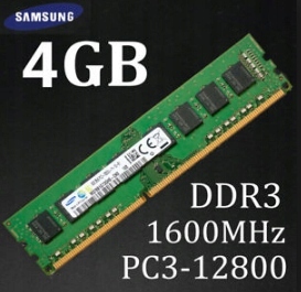 Samsung 4GB 1Rx8 PC3-12800U DDR3 1600Mhz