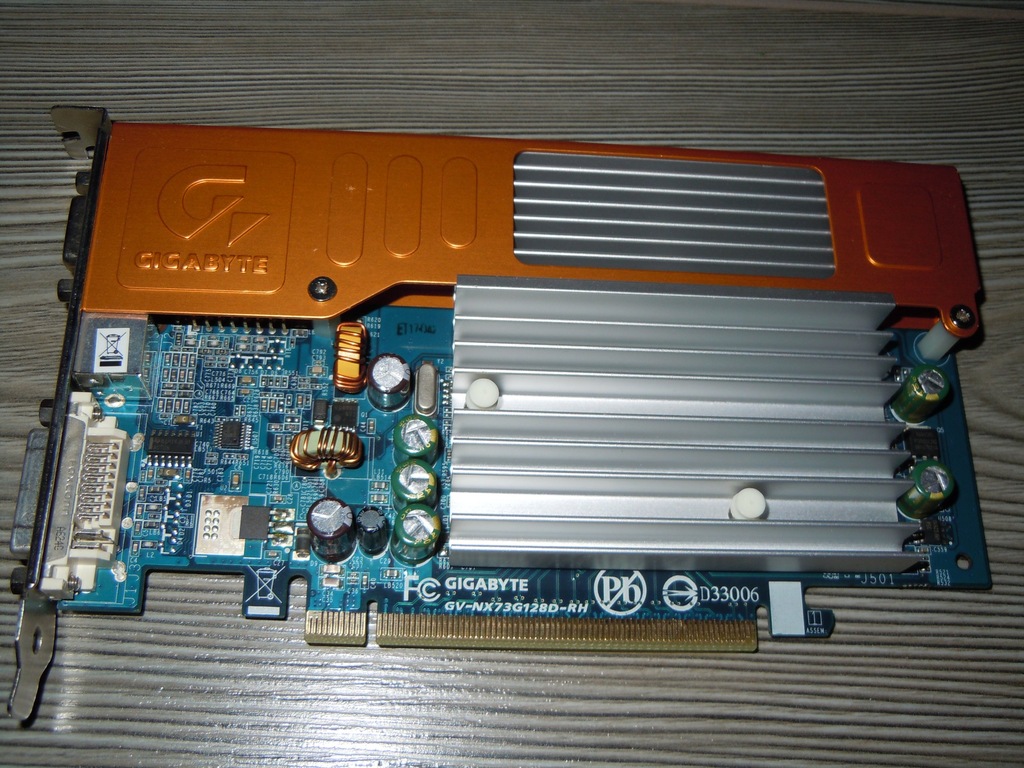 NVIDIA GeForce 7300 GS GV-NX73G128D-RH 7185559970 oficjalne