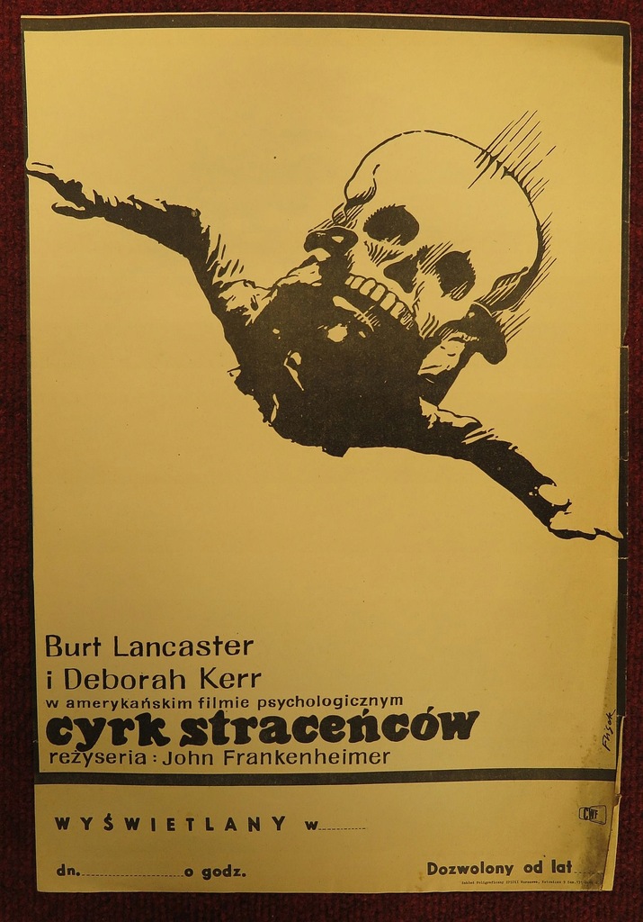 Plakat filmowy - CYRK STRACEŃCÓW - FLISAK