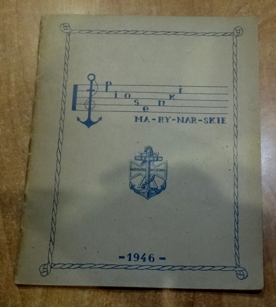 UNIKAT  PIOSENKI MA-RY-NAR-SKIE  1946