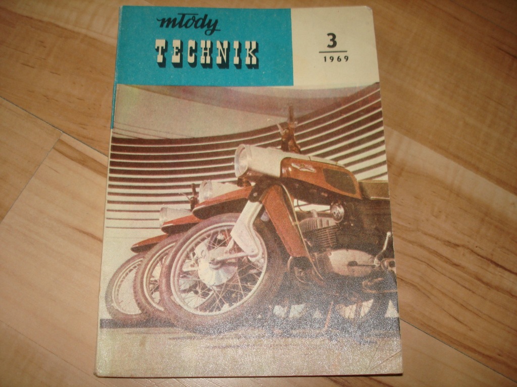 Motocykl SHL Gazela Nowoczesne motocykle 1969r.