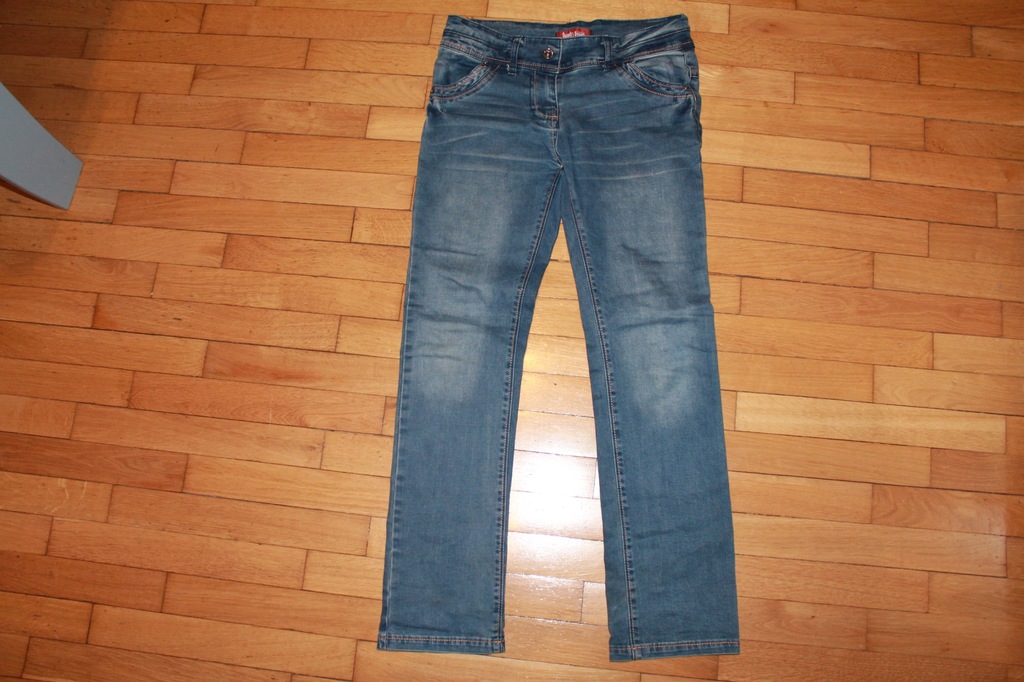 spodnie jeans 146