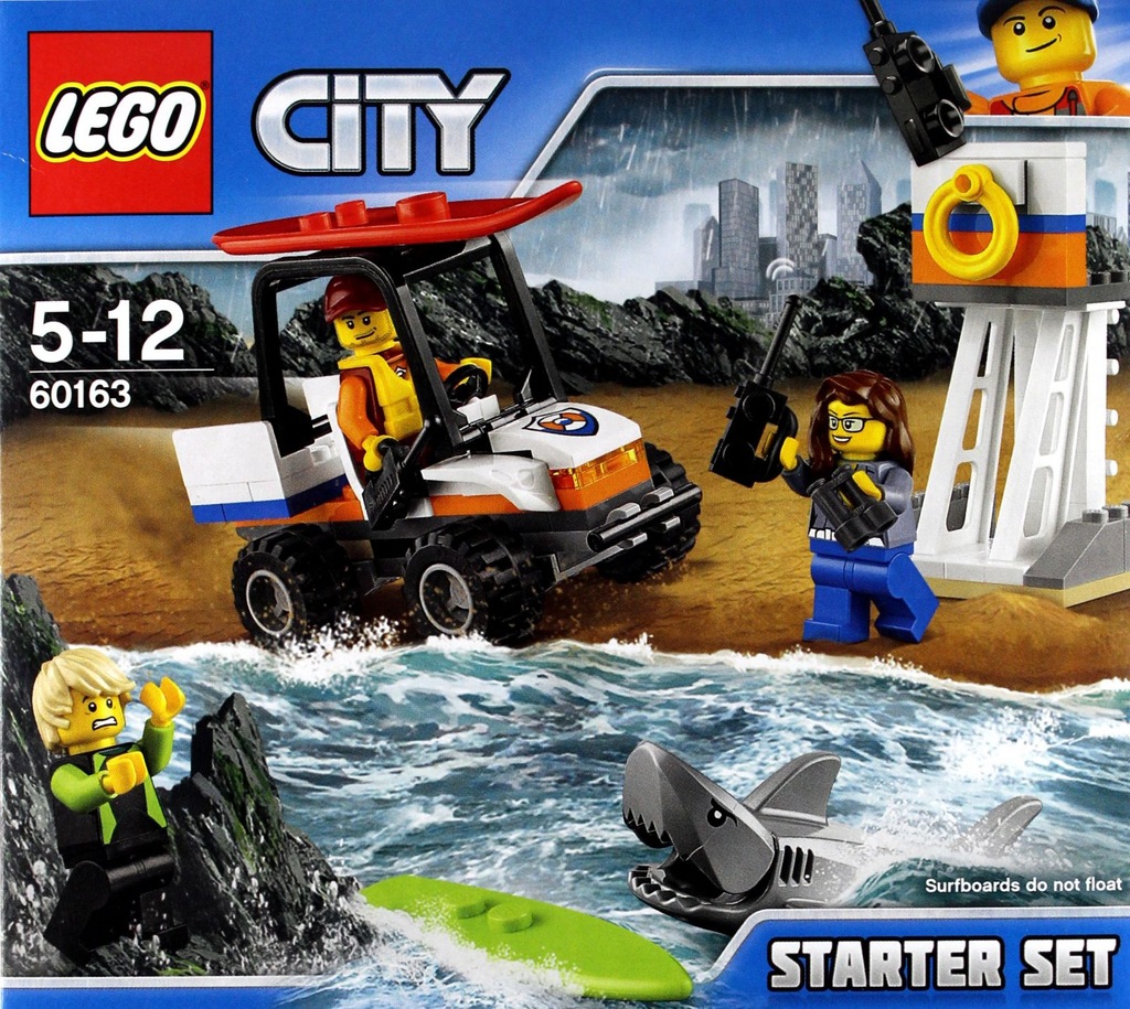 LEGO CITY STRAŻ PRZYBRZEŻNA - ZESTAW STARTOWY (601