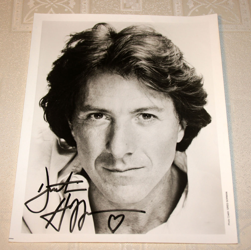 Zdjęcie z autografem Dustin Hoffman - oryginał
