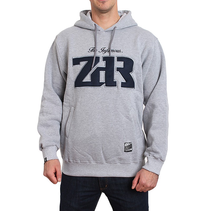 BLUZA ZDR HOODY THE INFAMOUS SZARA rozm. XL