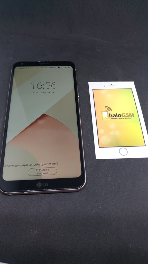 LG Q6 w kolorze 'metaliczny róż' od Halogsm