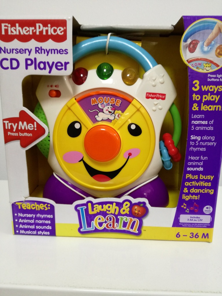 Fisher Price melodyjne radio/ zwierzątka