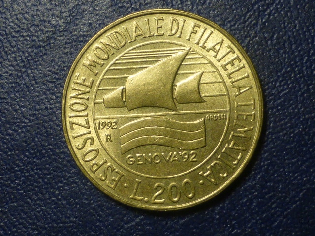 200 Lirów,1992r.